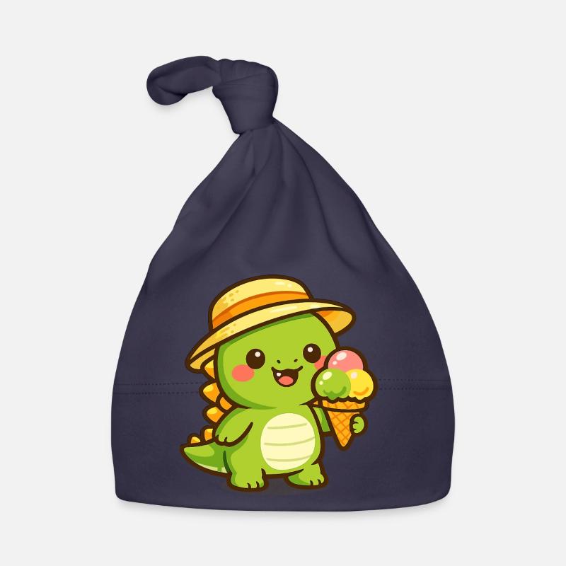 Kleiner Dino Eiscreme Abenteuer Organic Baby Cap