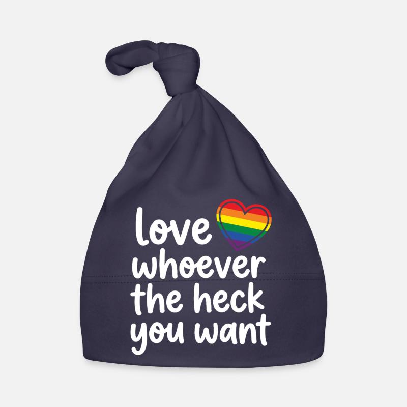 LGBTQ-Pride-Monat – Liebe, wen immer du willst Baby Bio-Mütze