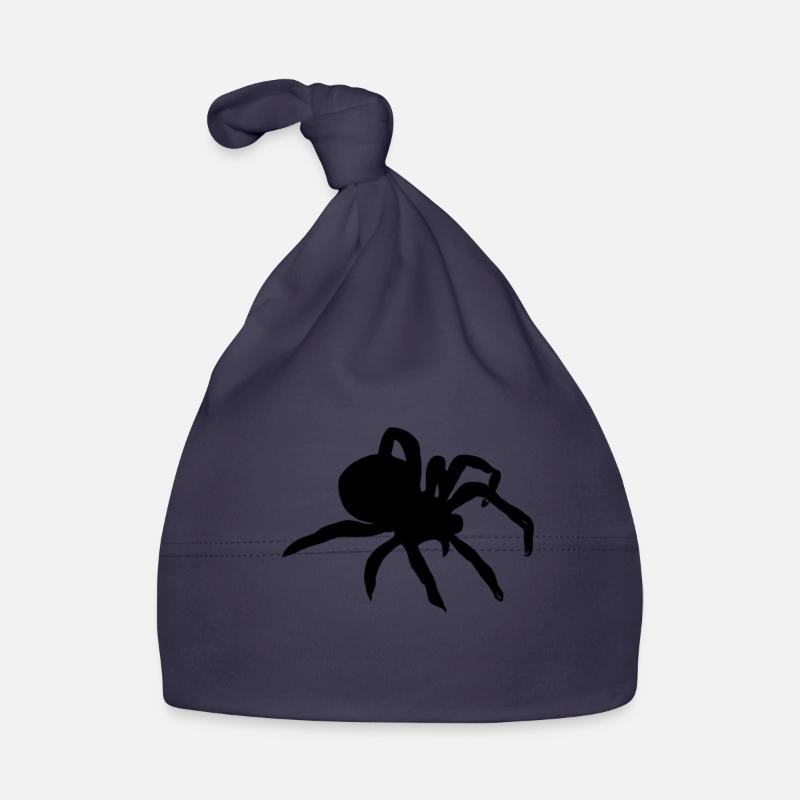 Spinne - Baby Bio-Mütze - Navy