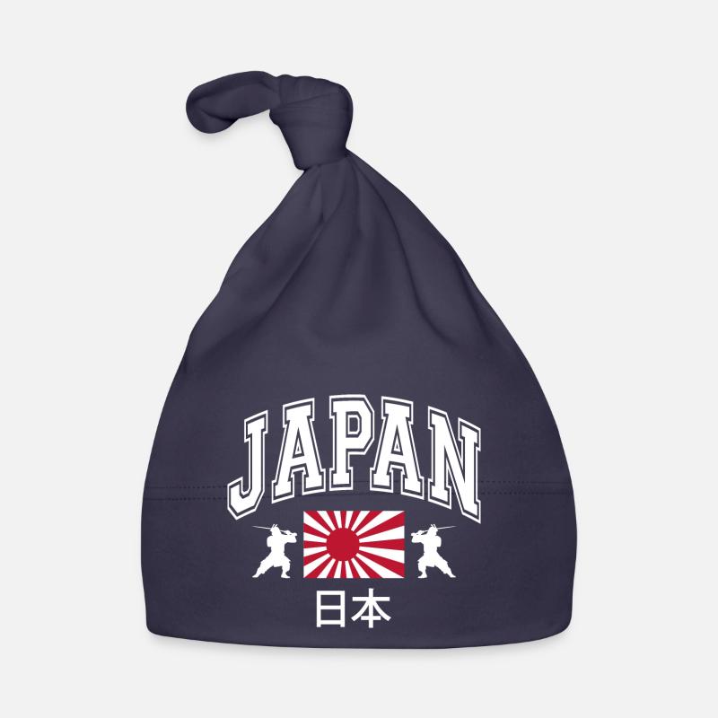 Japon - Bonnet bio Bébé - marine