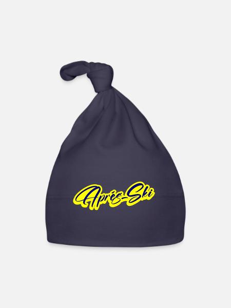 Après-ski - Organic Baby Cap - navy - Front