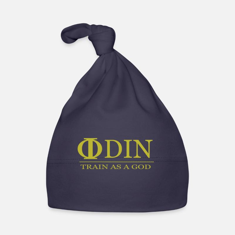 Odin Train as a God - Training Motivation Geschenk Baby Bio-Mütze