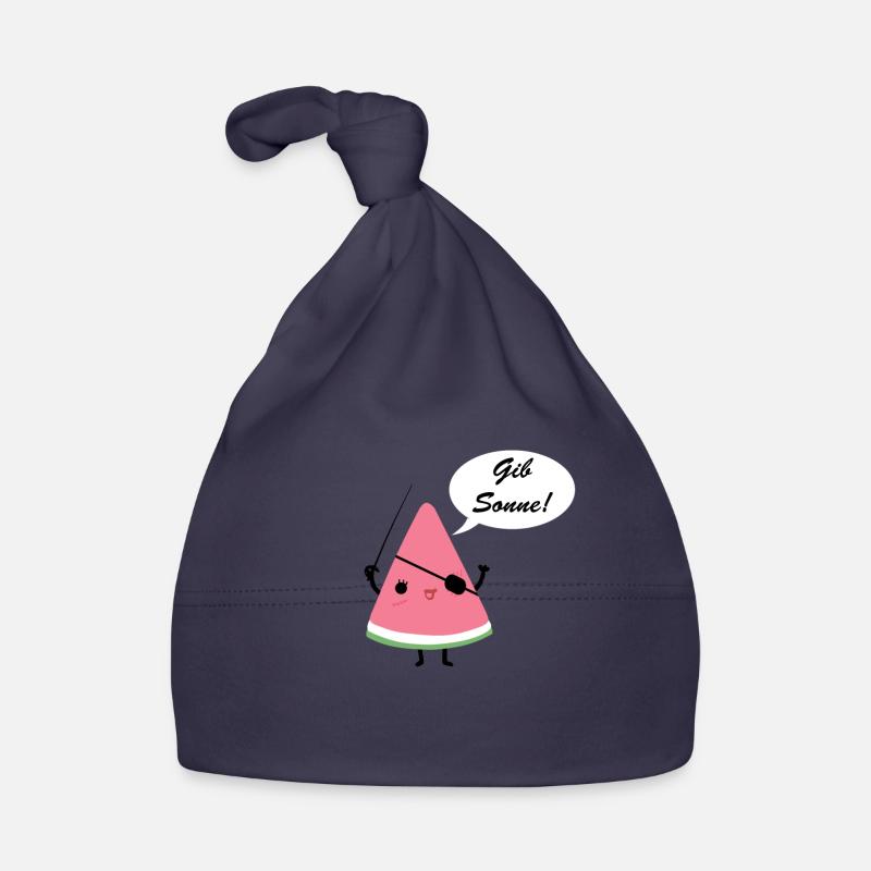 Melone Pirat Sonne Baby Bio-Mütze