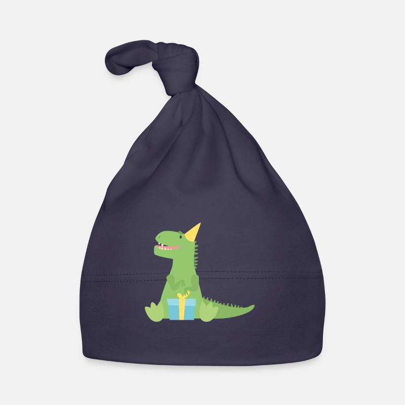 T Rex Birthday Gift Organic Baby Cap