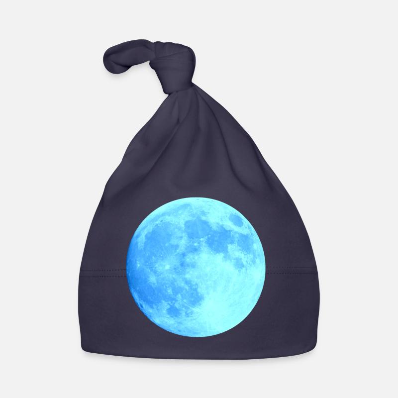 Blauer Mond Baby Bio-Mütze