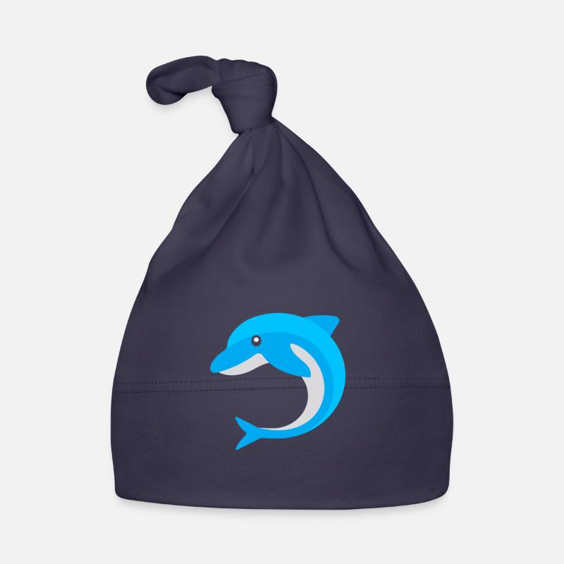 dauphin bleu Bonnet bio Bébé