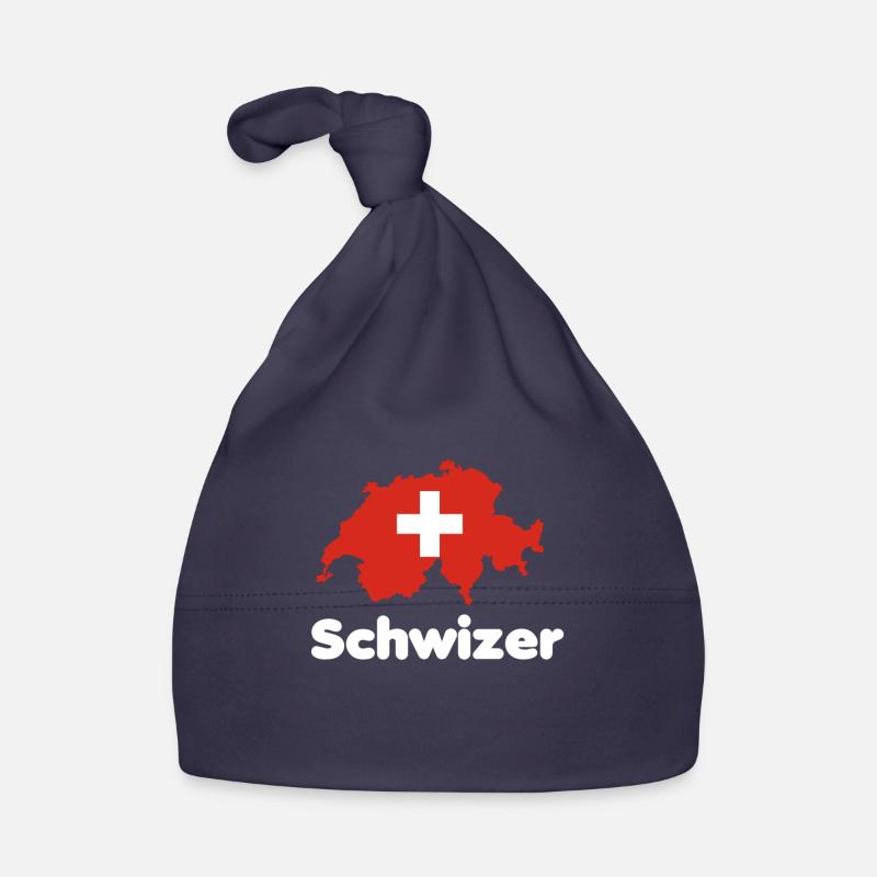 Schwizer - Schweizer Motiv Baby Bio-Mütze