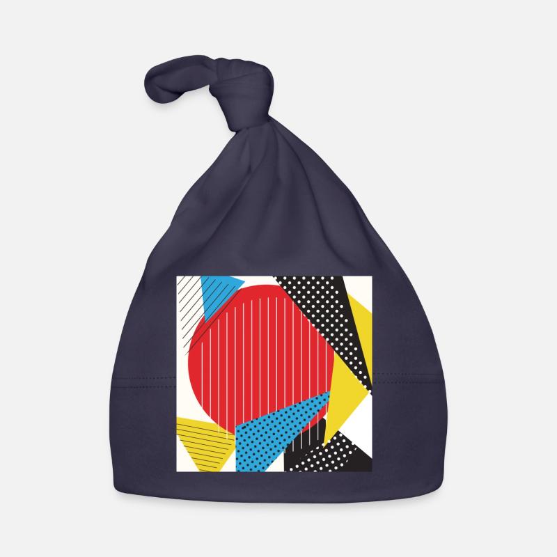 Geometry collage Abstract colors Organic Baby Cap