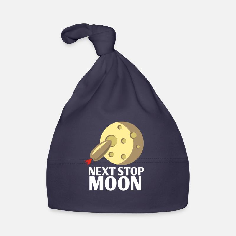 Next stop Moon Next stop moon MOON LANDING Organic Baby Cap