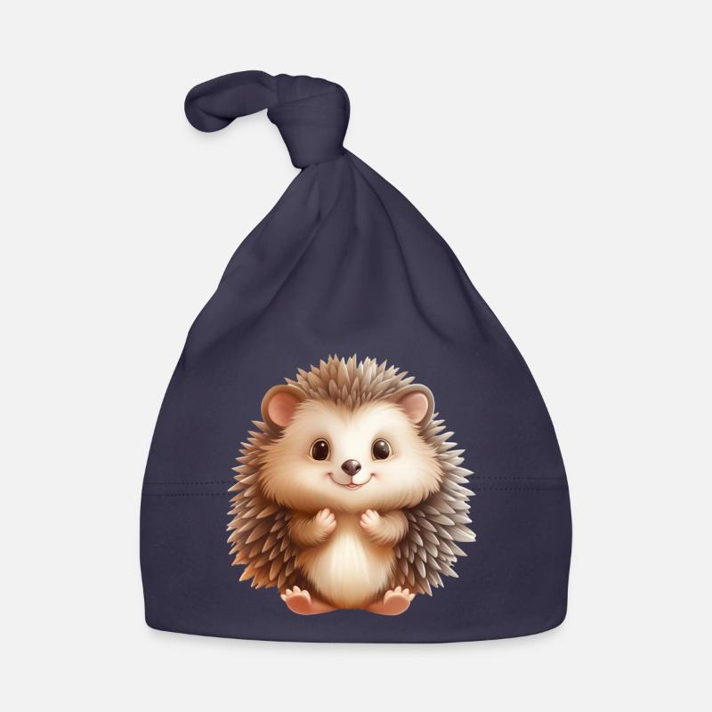 Mignon hérisson assis Bonnet bio Bébé