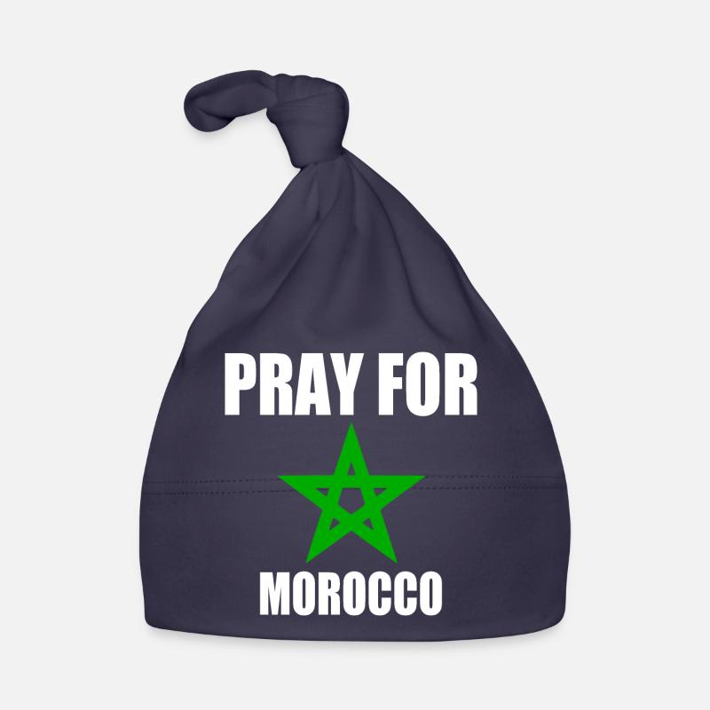 Pray for morocco Organic Baby Cap