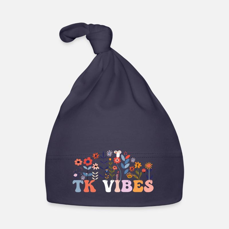 TK Vibes Wildflower Retro Lehrer Daisy Kind Baby Bio-Mütze