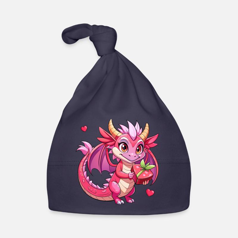 Colorful Dragon Organic Baby Cap