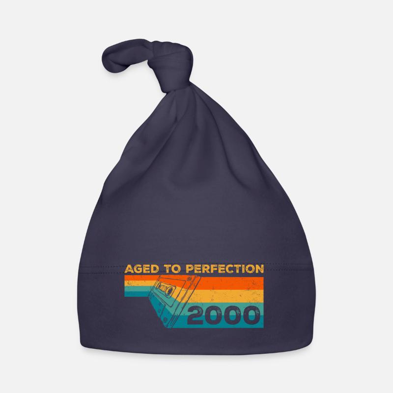Vintage 2000 - Retro 2000 Birthday Gift Organic Baby Cap