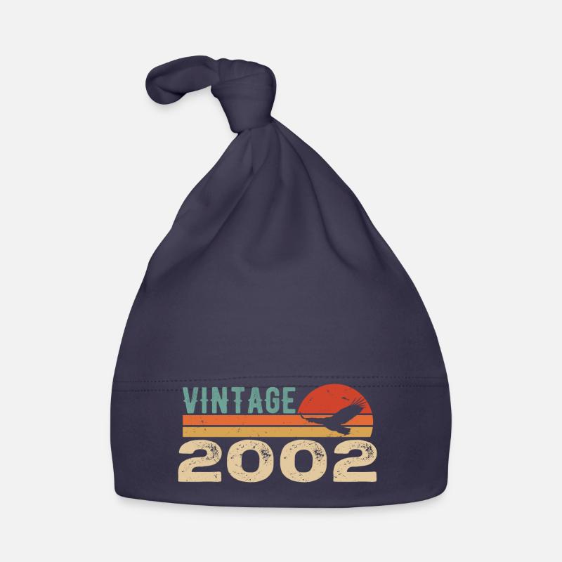 Vintage 2002 Retro 2002 Birthday Gift Organic Baby Cap