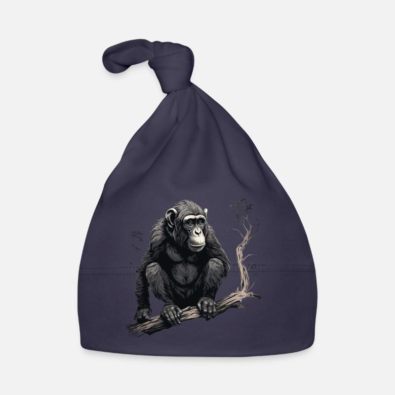 Chimpanse abe Babyhue af økologisk bomuld