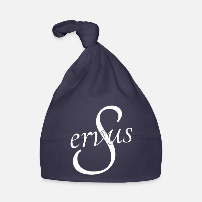 Servus servus - Baby Bio-Mütze - Navy