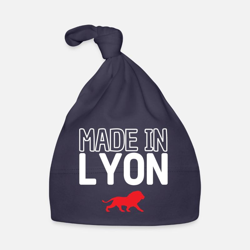 Made in Lyon - Bonnet bio Bébé - marine
