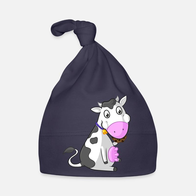 Comic-grignotant vache Bonnet bio Bébé
