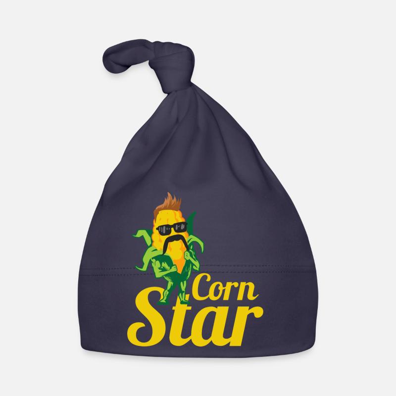 Corn Star Corn Cob Gift for Farmers The Corn Organic Baby Cap
