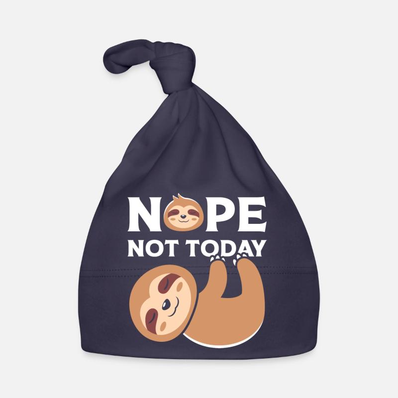 Nope Note Today Organic Baby Cap
