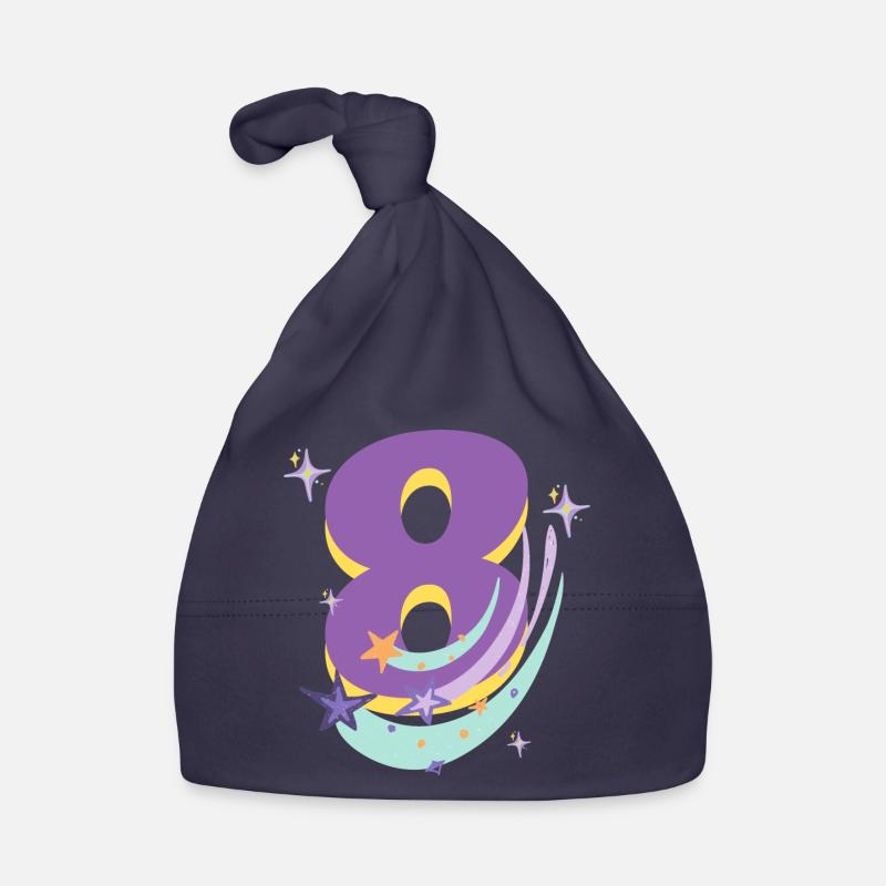 8. Geburtstag (8-Jahres-Geschenk) Baby Bio-Mütze