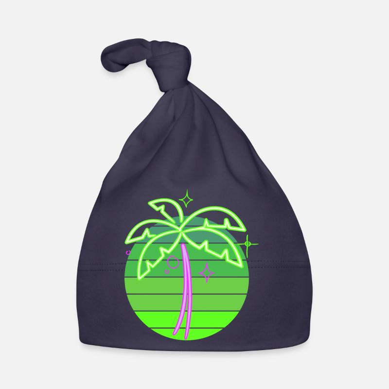 Neonpalme Baby Bio-Mütze