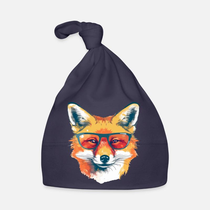 Rex, der bebrillte Fuchs Baby Bio-Mütze