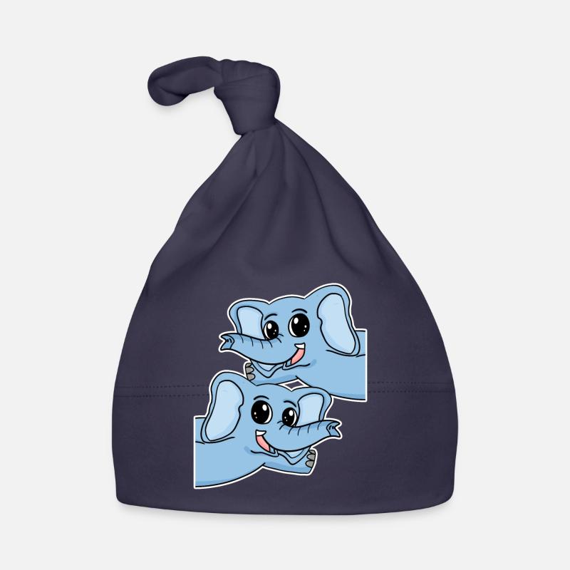 Elefant Elefanten Baby Bio-Mütze