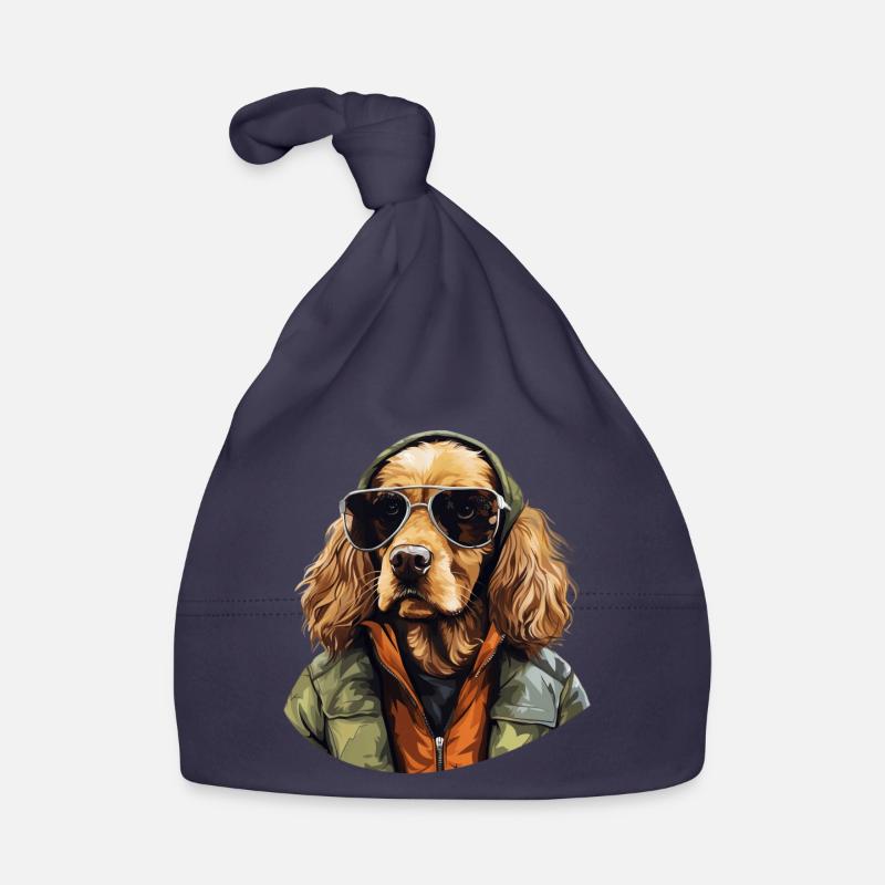 Floppy Ears Club | Cocker Spaniel Graphics Organic Baby Cap