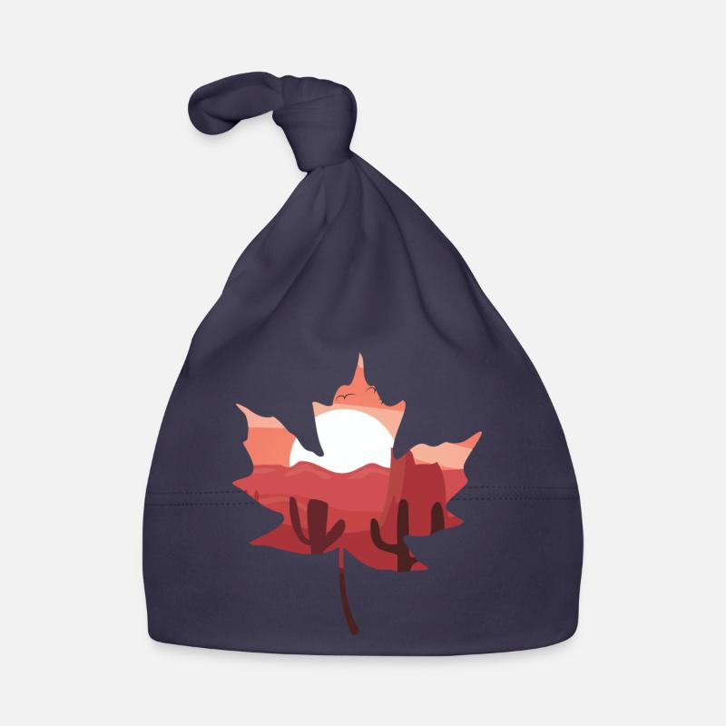 Leaf landscape Organic Baby Cap