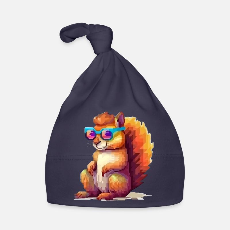 Pixulo the Squirrel Organic Baby Cap
