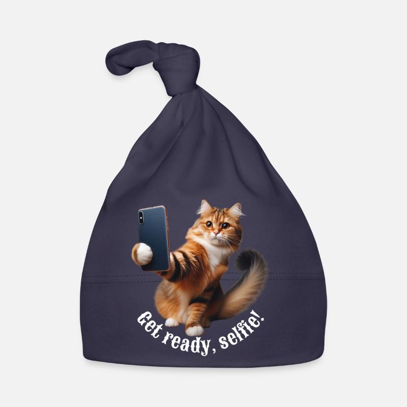 Get ready, selfie-8 Organic Baby Cap