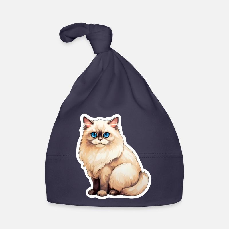 Chat Ragdoll Bonnet bio Bébé