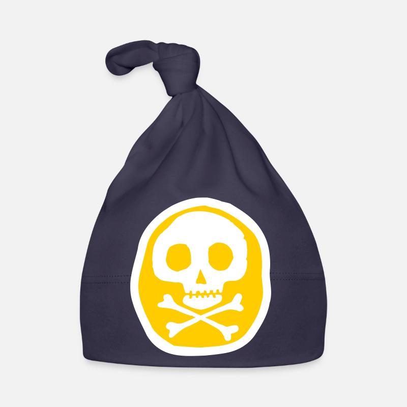 Schädel & Knochen Baby Bio-Mütze