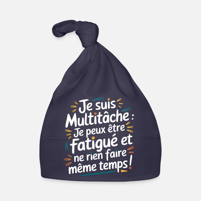 Je suis Multitâche ! Bonnet bio Bébé