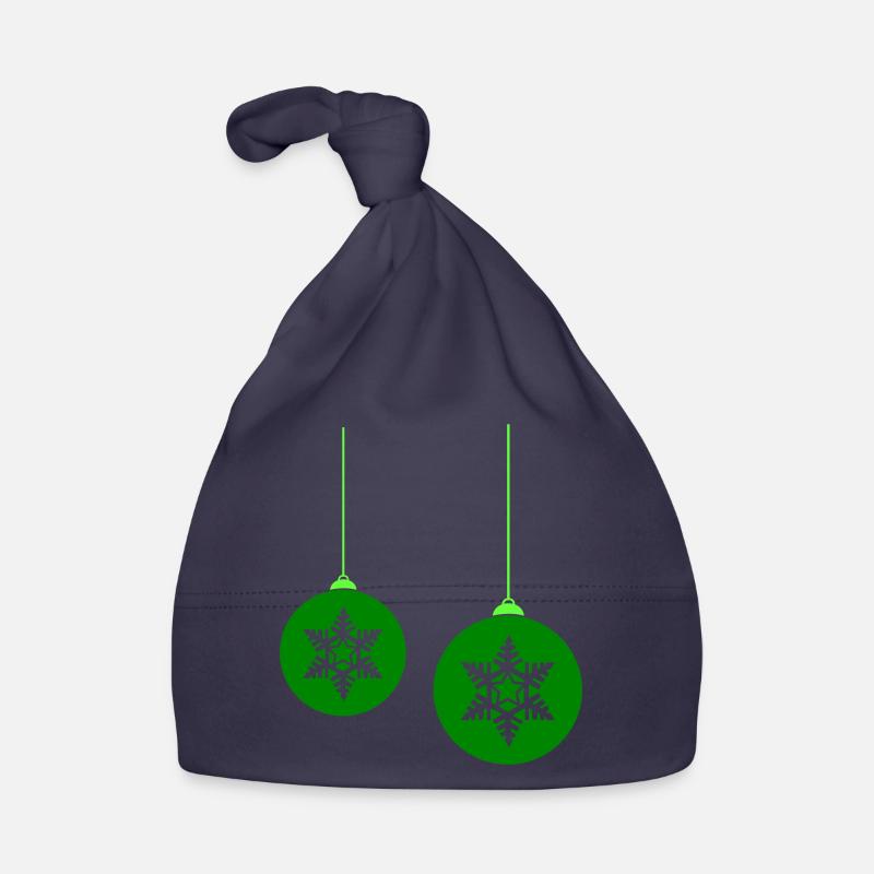 weihnachtskugel stern 2 Baby Bio-Mütze