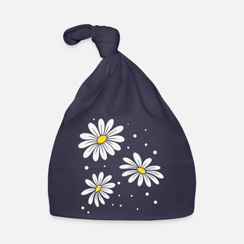Daisy Dots Organic Baby Cap