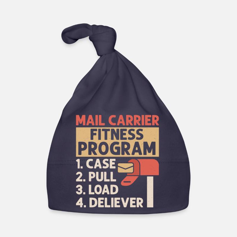 Mail Carrier Fitness Programm Postal Worker Mail Baby Bio-Mütze