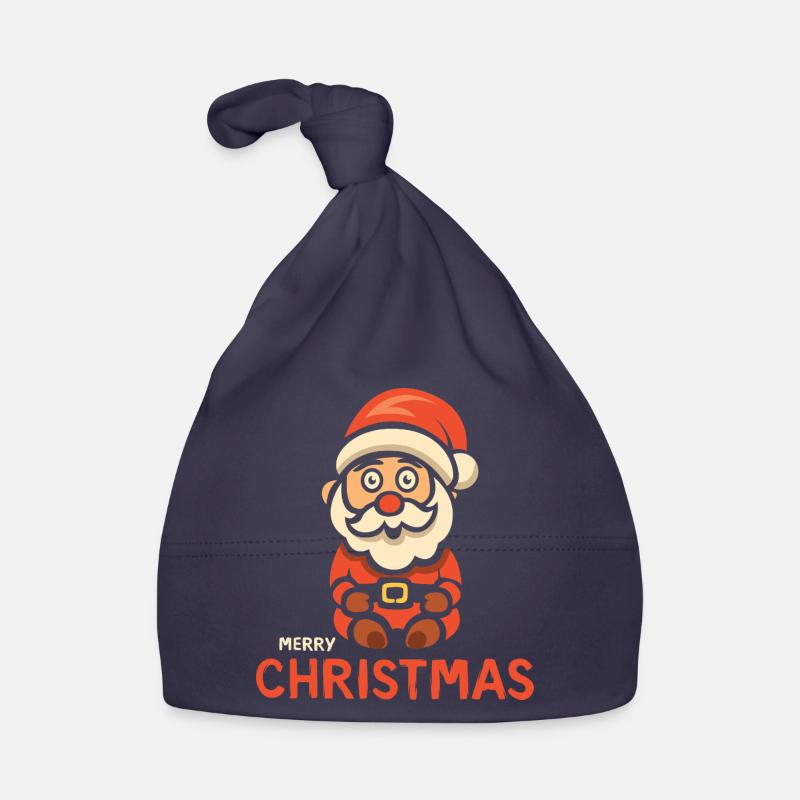 Weihnachtsmann Merry Christmas Baby Bio-Mütze