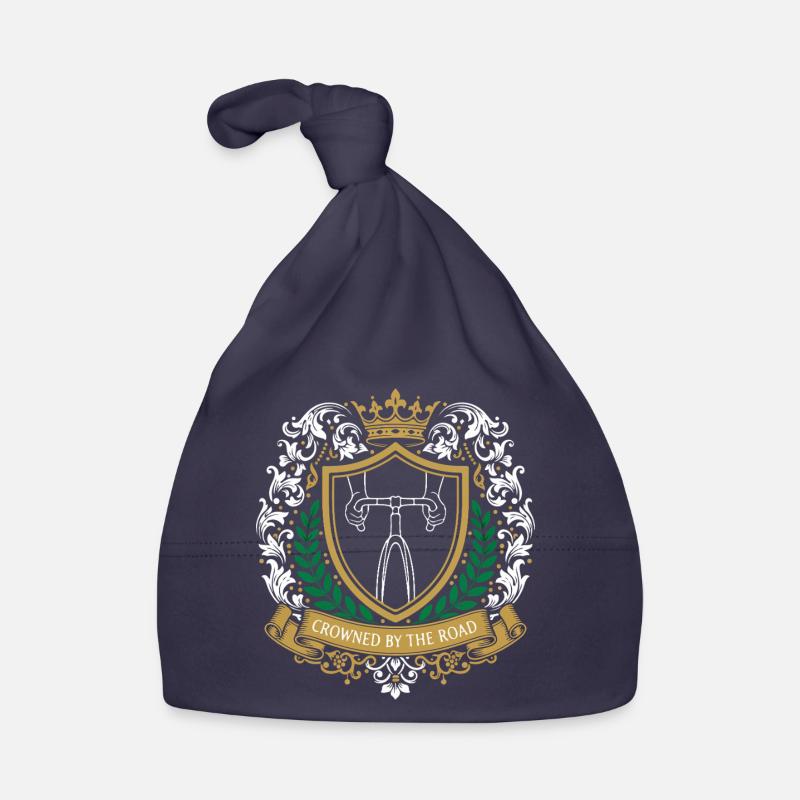 Royal Cycling Crest Emblem Organic Baby Cap