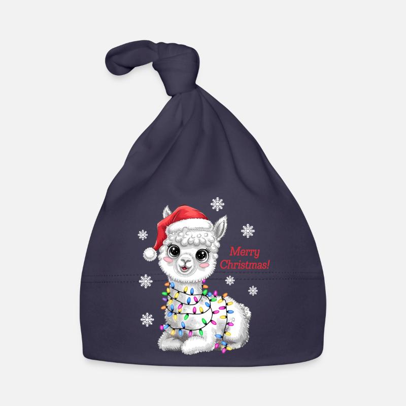 Alpaka Weihnachten Weihnachtspullover lustig süß Baby Bio-Mütze