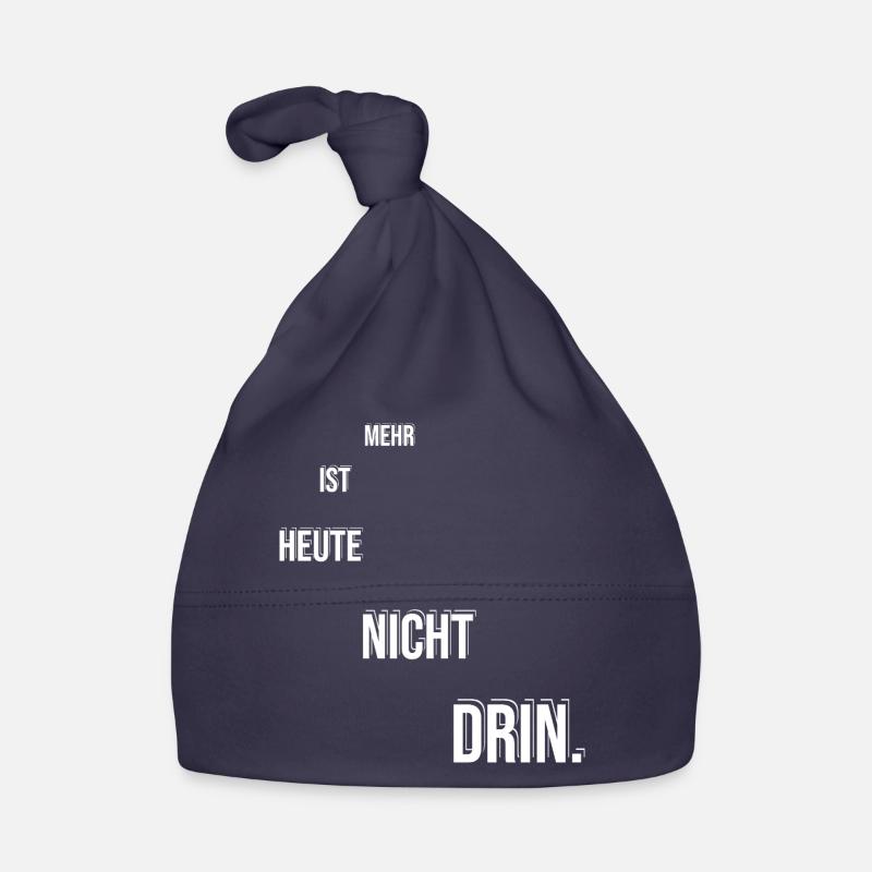 More is not possible today Organic Baby Cap