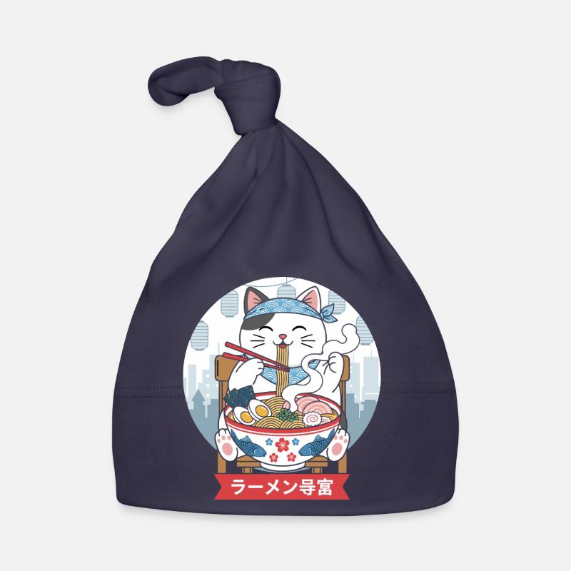 Neko Ramen Feast Organic Baby Cap