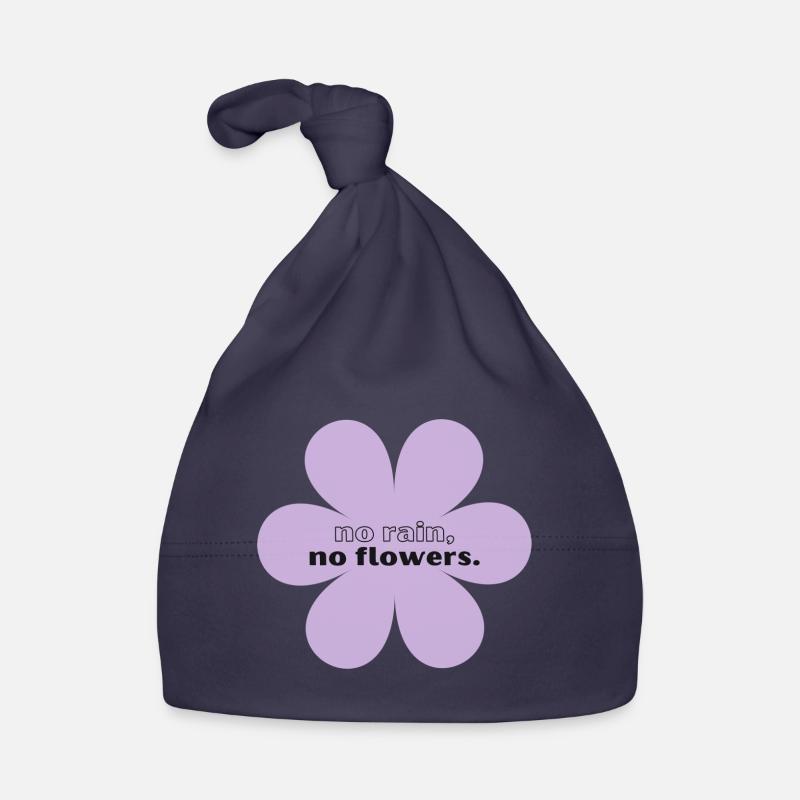 Pas de pluie, pas de fleurs Bonnet bio Bébé
