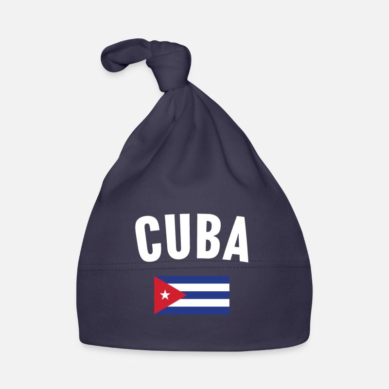 Drapeau de Cuba Bonnet bio Bébé