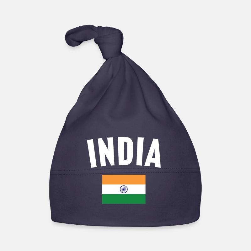 Drapeau de l’Inde Bonnet bio Bébé