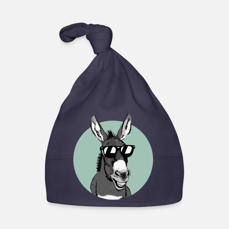 Donkey Donkey Mule Muli Organic Baby Cap