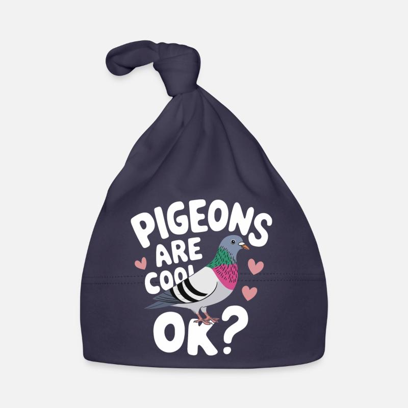 Taube Tauben Tier Vogel Baby Bio-Mütze