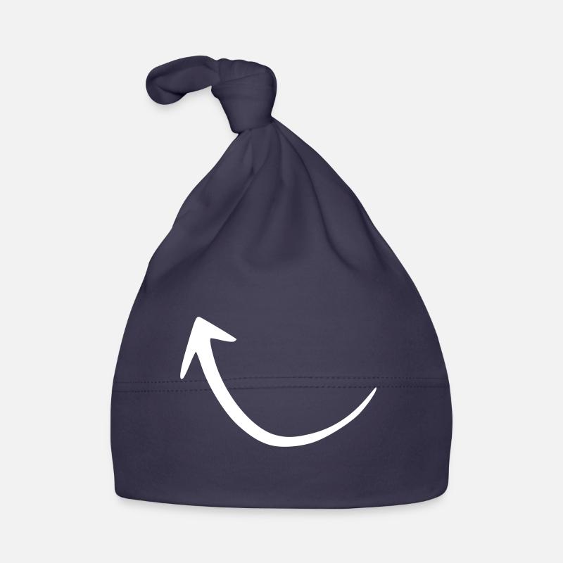 Flèche dessin esquisse blanc Bonnet bio Bébé